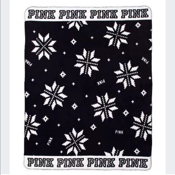 PINK Victoria’s Secret Large Fleece Blanket - Picture 2 of 2